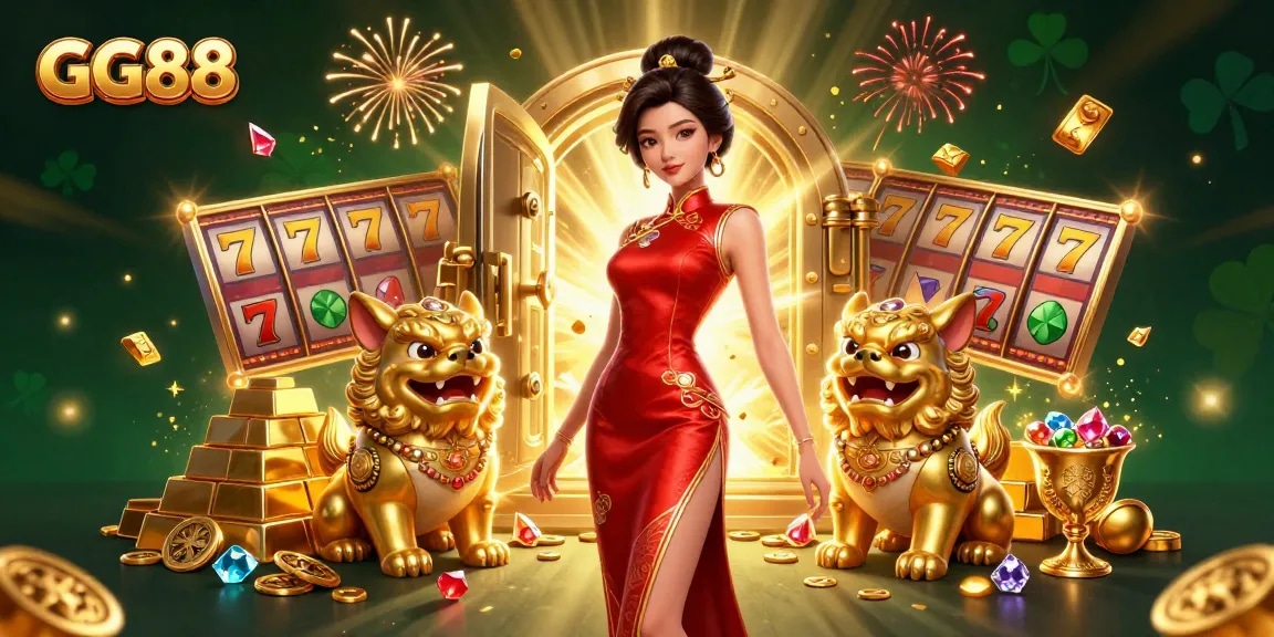 Engage with GG88's vibrant casino scene filled with jackpots, treasures, and Asian elegance.