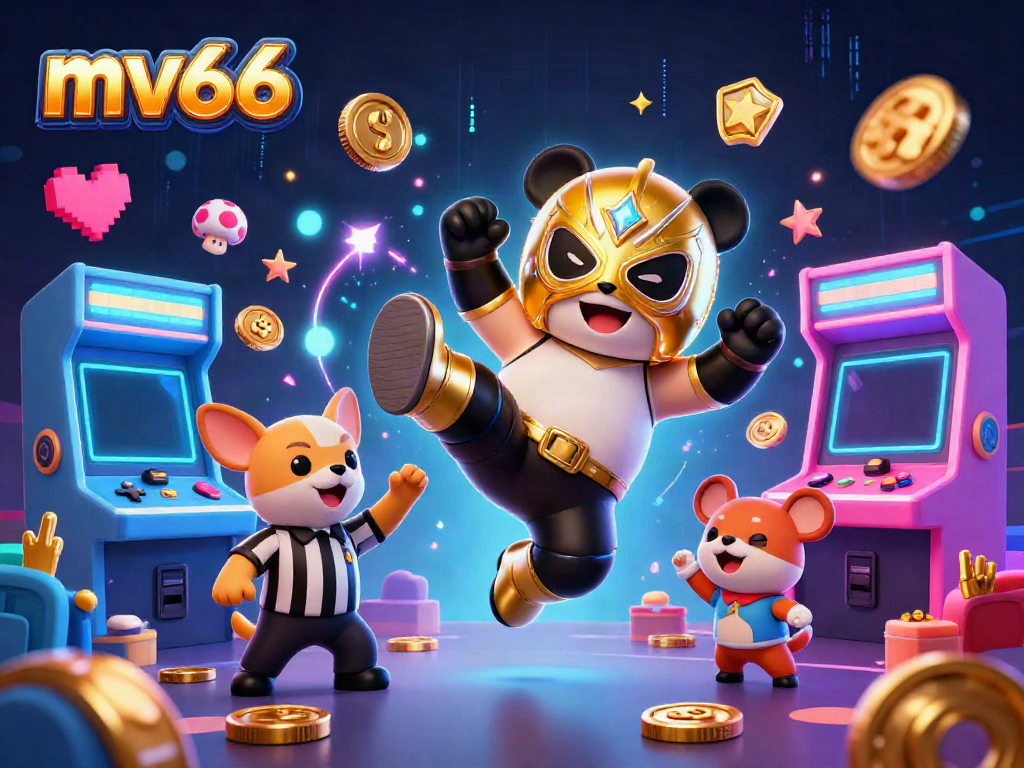 Experience thrilling wins at mv66 casino with vibrant 3D characters and colorful gaming elements.