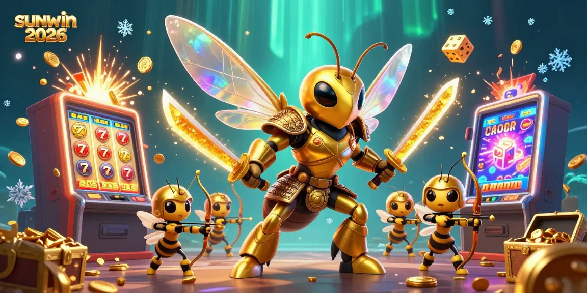 Engage with the thrilling sunwin 2026 experience as a samurai hornet leads a jackpot frenzy in an enchanting casino.