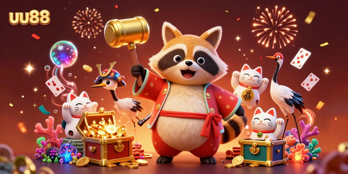 Experience the excitement of uu88 with vibrant characters and dynamic visuals in this stunning 3D illustration.