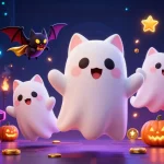 Experience thrilling gameplay at 90phut's casino with ghostly charm and vibrant action.