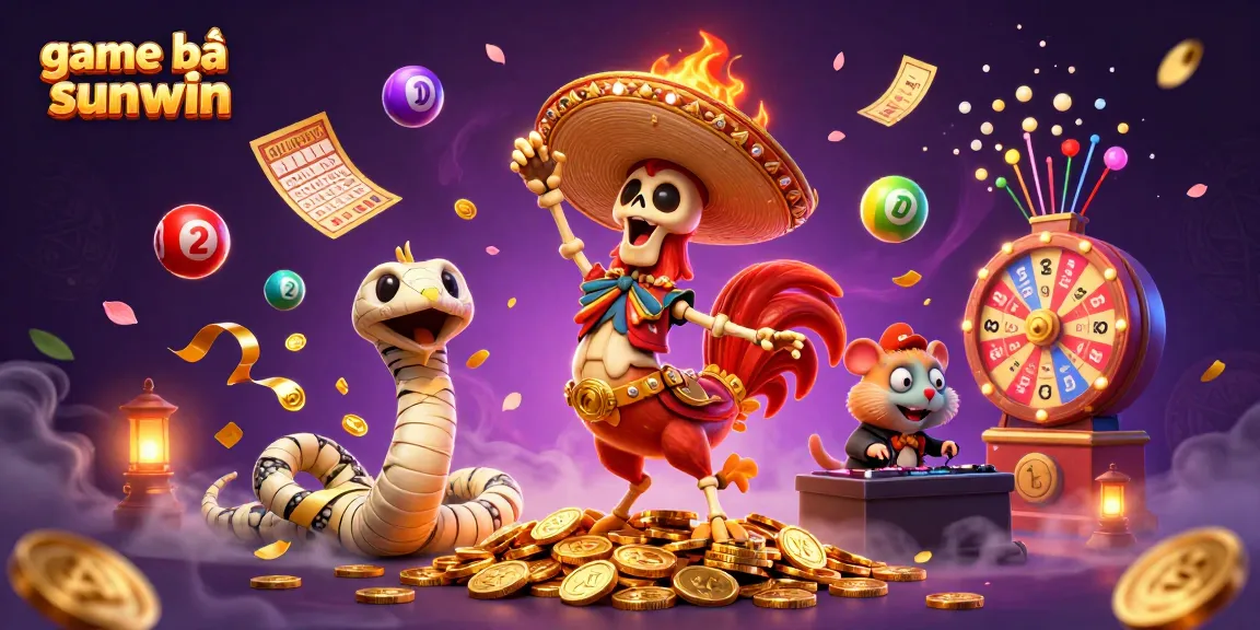 Experience thrilling victories with game bài sunwin in this vibrant 3D casino illustration.