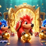 Spin to win at online pokies real money with rival pangolins battling through gold and gems.