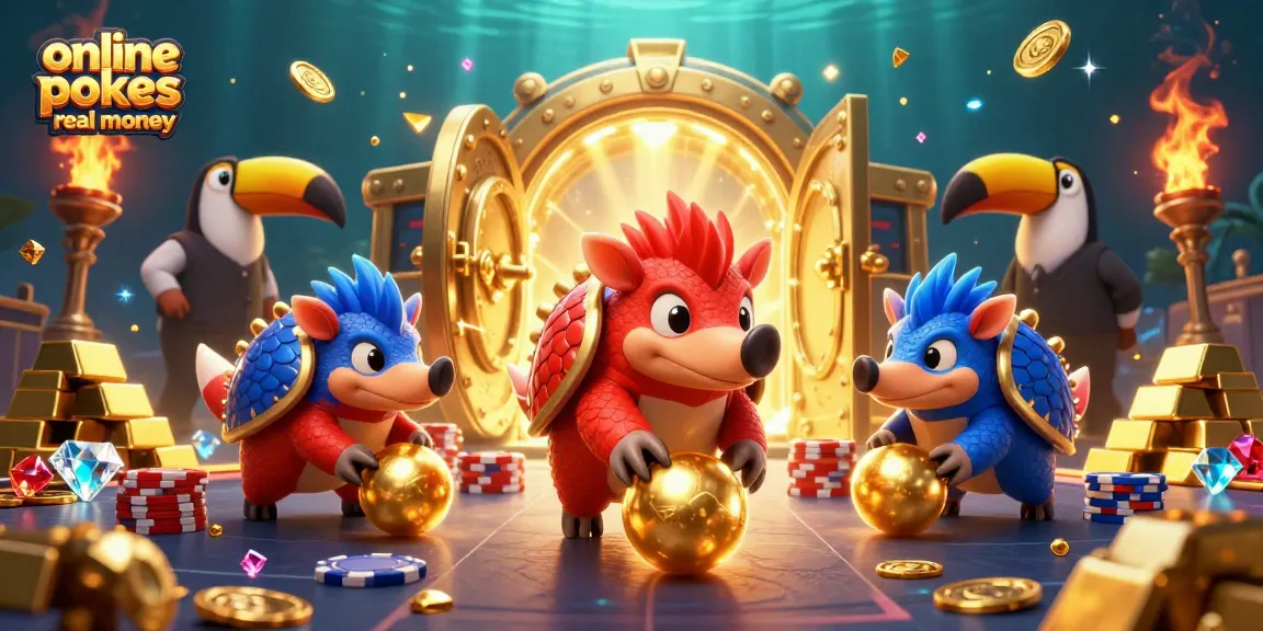 Spin to win at online pokies real money with rival pangolins battling through gold and gems.